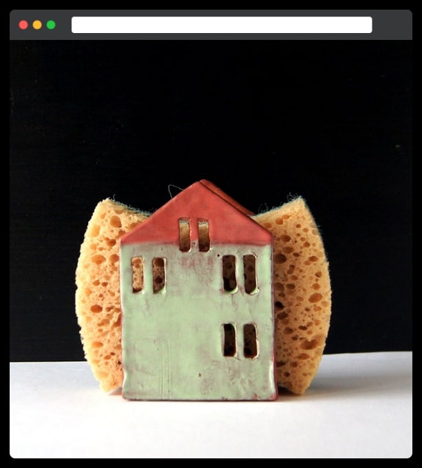 Gift-19 House shape Sponge holder