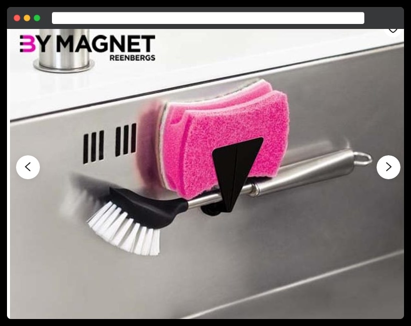 Gift-20 The Unique Magnetic Sponge Plus Brush Holder