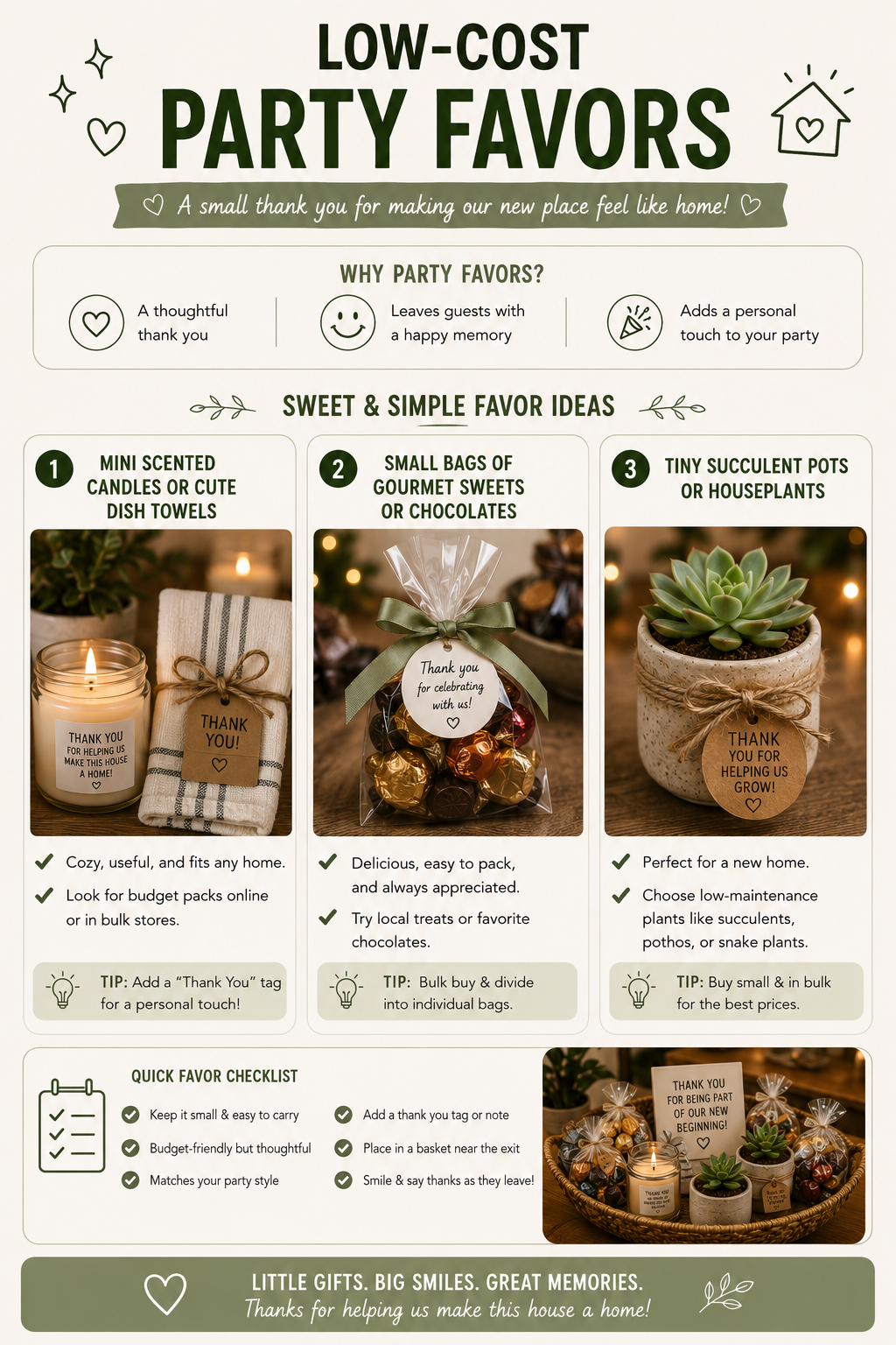 Low-Cost Party Favors