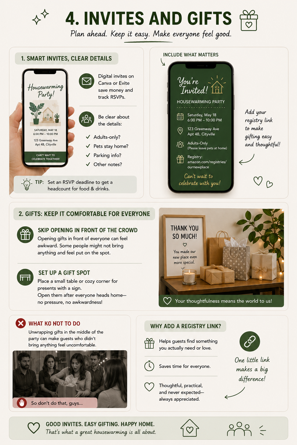 invites and gifting