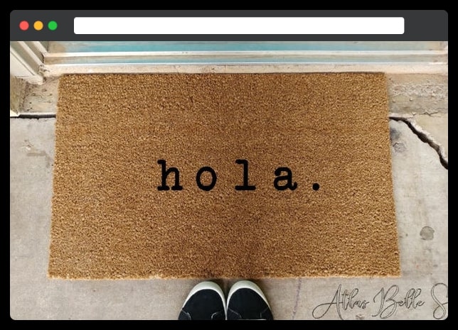 Gift-119 Hola Doormat