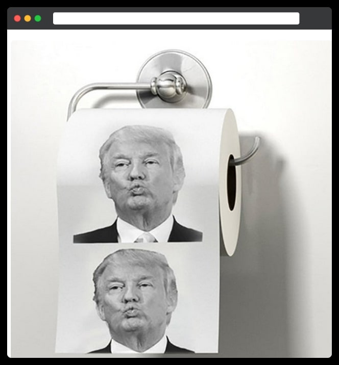 Gift-87 Trump Toilet Paper