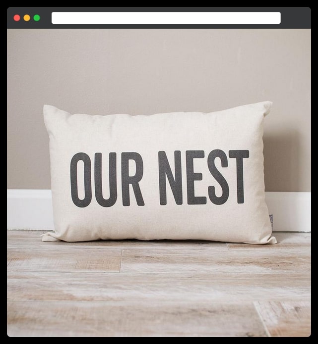 Gift-94 Our Nest Pillow Case