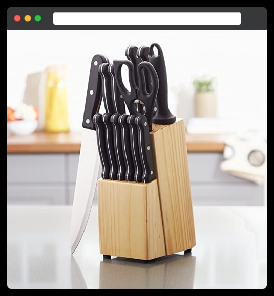 13.1 Kitchen knife - housewarming registry item