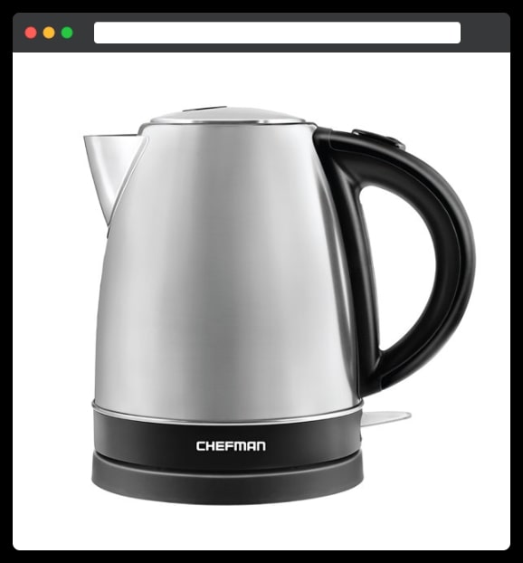 21.2 Electric kettle - housewarming registry