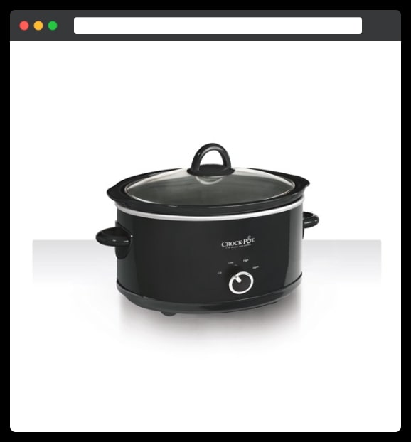 25.1 Slow cooker - housewarming registry