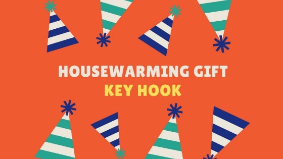 Housewarming gift key hook