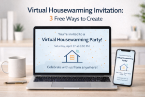 virtual housewarming invitation