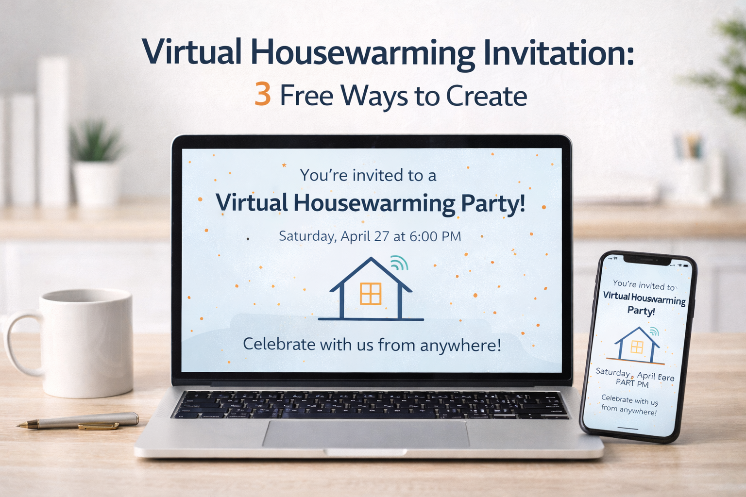 virtual housewarming invitation