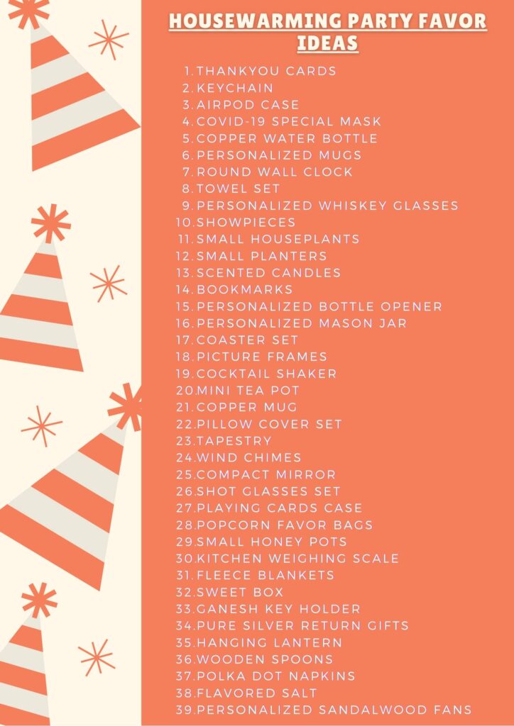 39 Best Housewarming Party Favors Ideas - A Complete Housewarming Return Gifts List