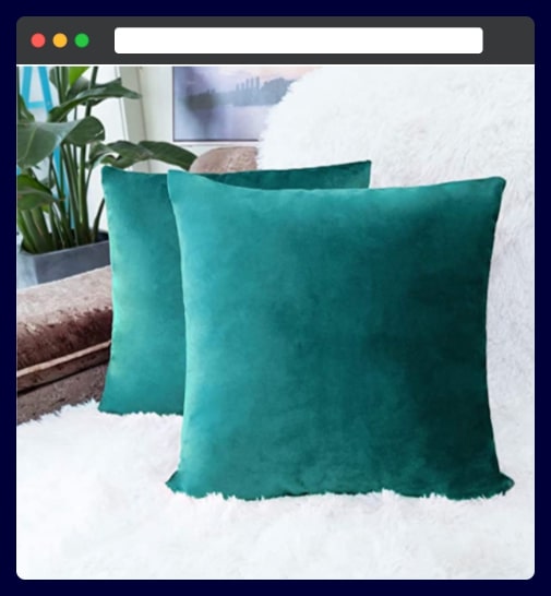 Fixwal Set of 2 Velvet Throw Pillow Covers - housewarming party favors ideas