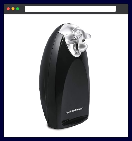 Hamilton Beach Electric Automatic Can Opener - kitchen gifts for housewarming