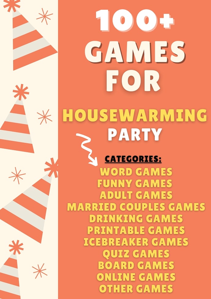 housewarming party games - new list updated